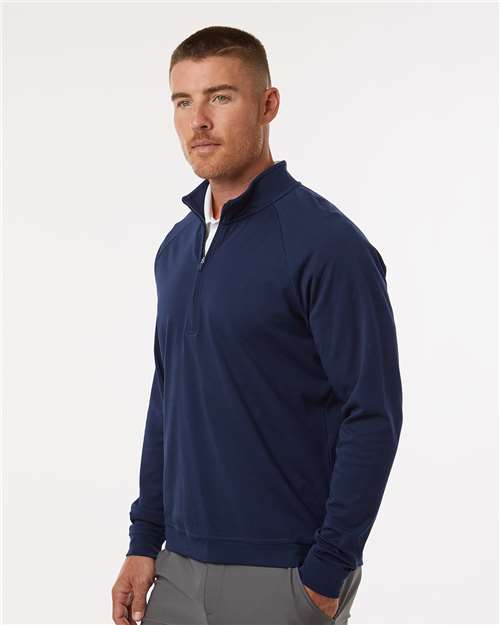 Adidas Men's Club Quarter-Zip Pullover - A598 Collegiate Navy