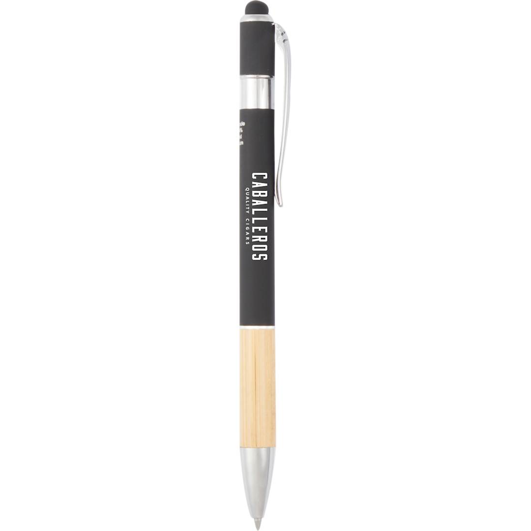 Bamboo rAL Soft Touch Ballpoint Stylus - SM-5207 Black