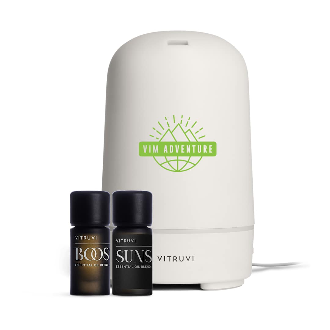 Vitruvi Vitruvi Glow Diffuser and Essential Oil Bundle Set - 1414-02 White