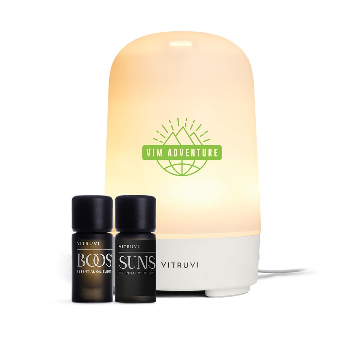 Vitruvi Vitruvi Glow Diffuser and Essential Oil Bundle Set - 1414-02 White