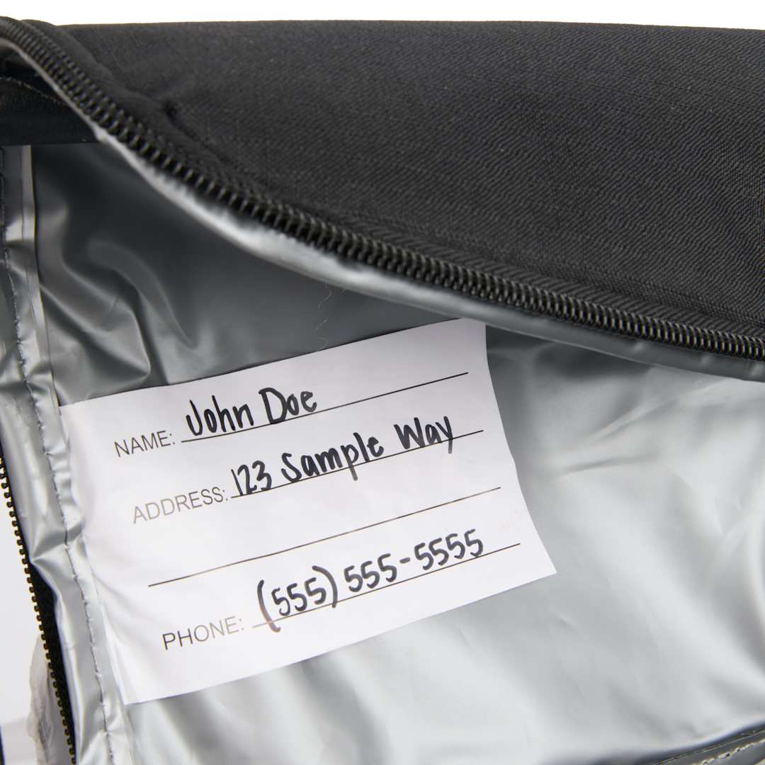 Two Tier 12 Can Lunch Cooler - 2600-22 Black