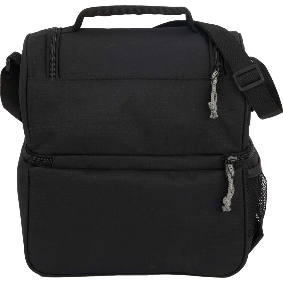 Two Tier 12 Can Lunch Cooler - 2600-22 Black