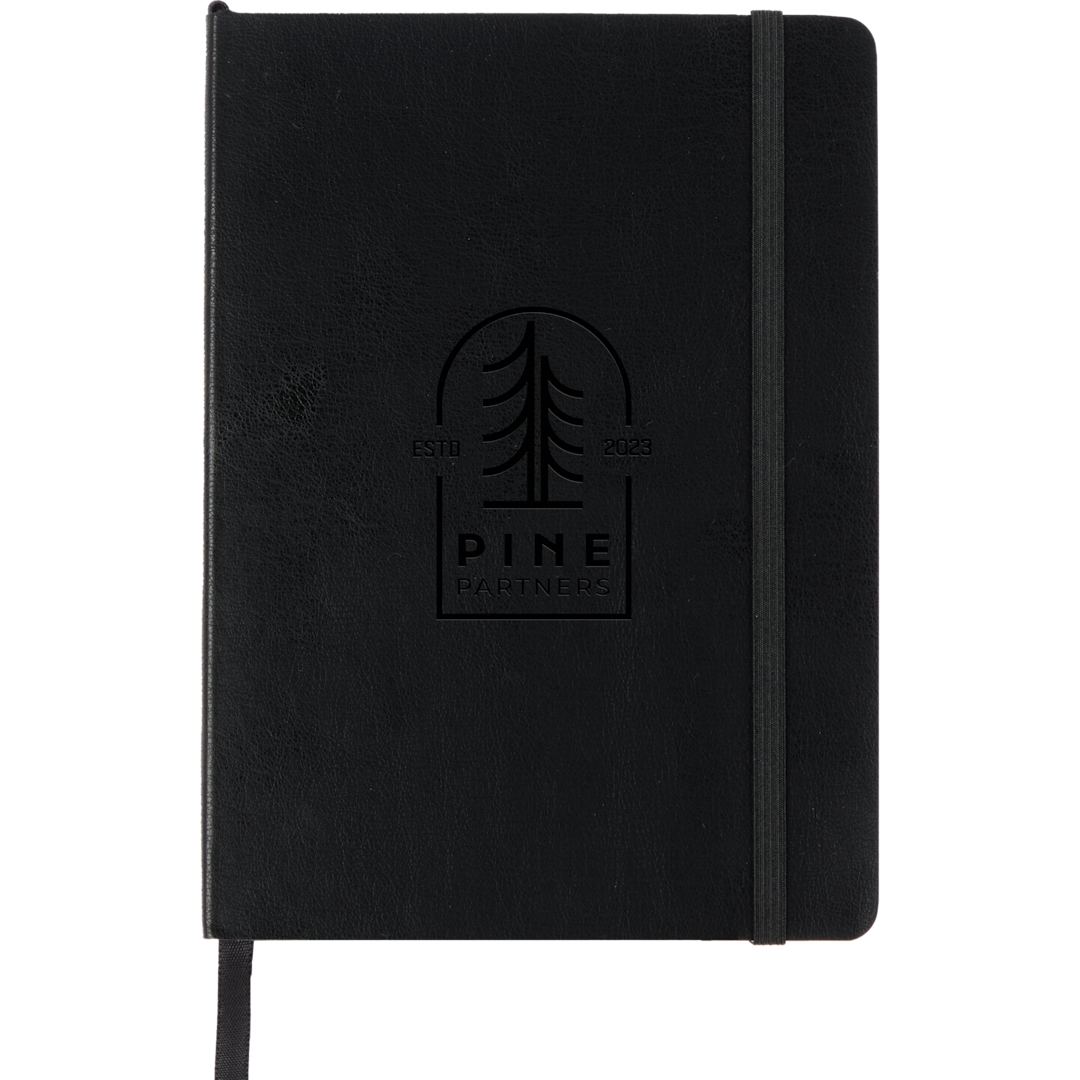 5” x 7” FSC &#174; Recycled Morano Soft Bound Journal - 2900-53 Black
