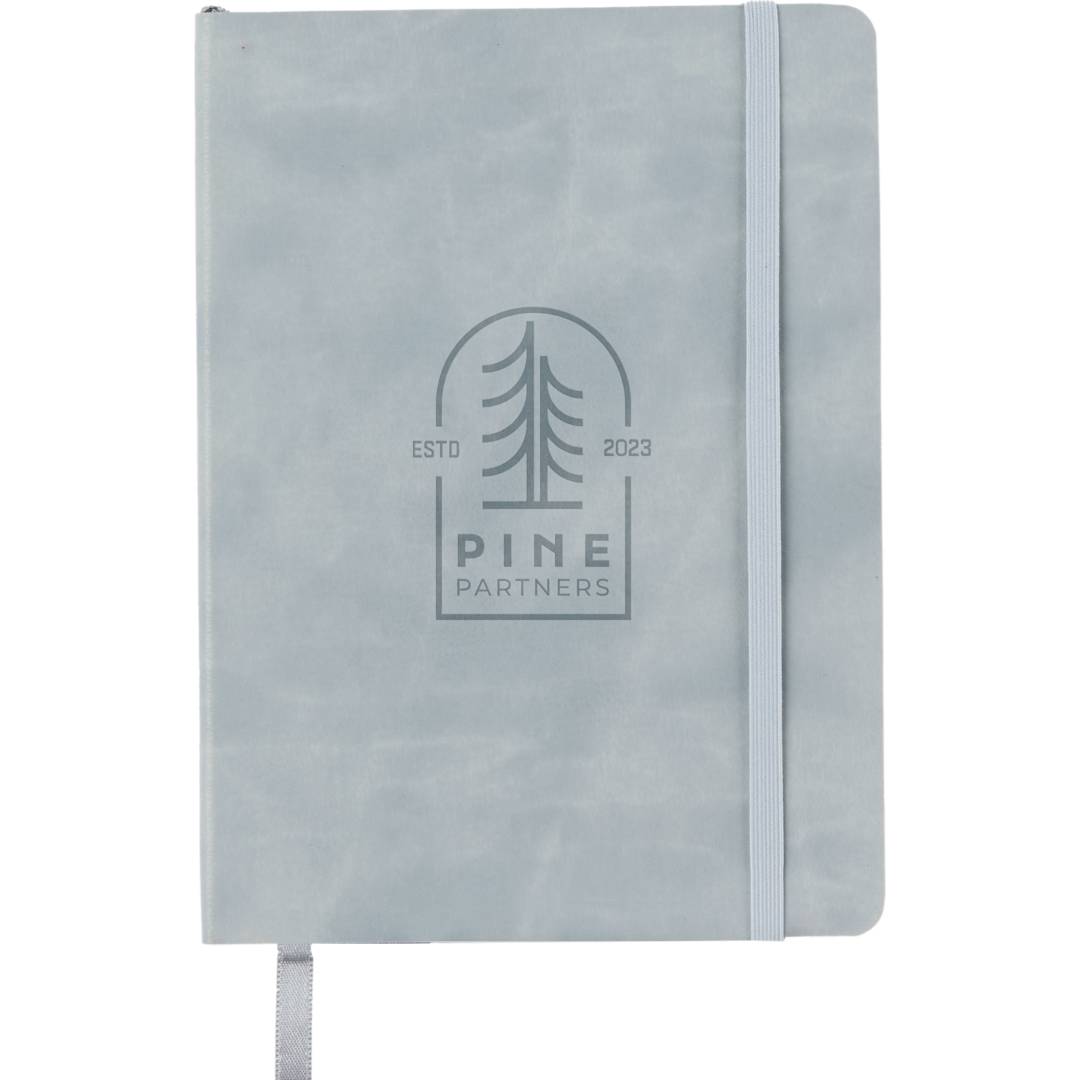 5” x 7” FSC &#174; Recycled Morano Soft Bound Journal - 2900-53 Gray