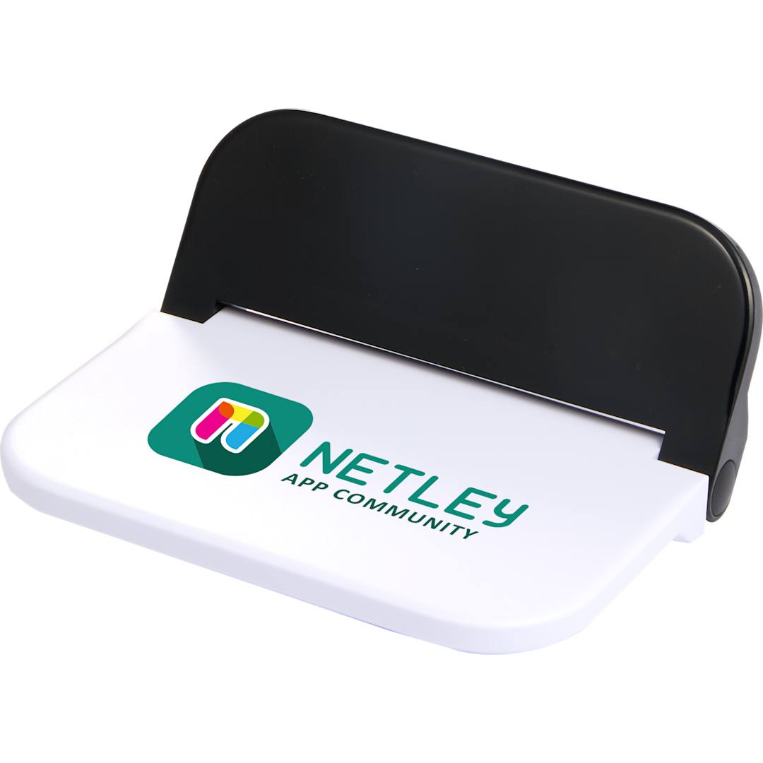 Digital Power Clock 15W Wireless Charger - SM-2846 White