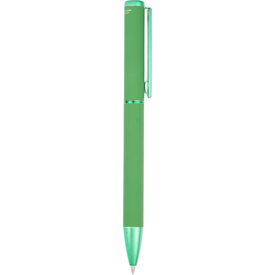 Harper Soft Touch Recycled Aluminum Gel Pen - SM-5204 Green