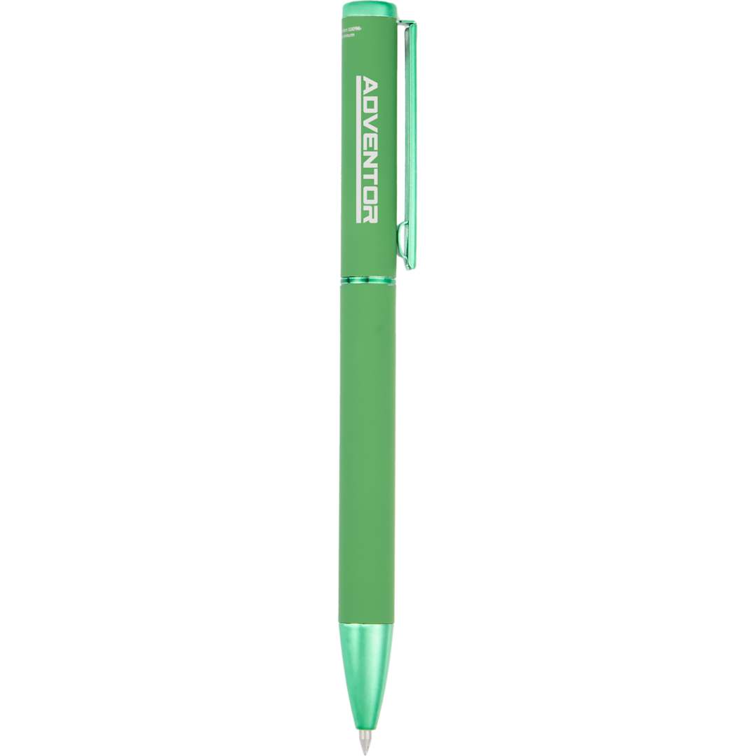 Harper Soft Touch Recycled Aluminum Gel Pen - SM-5204 Green
