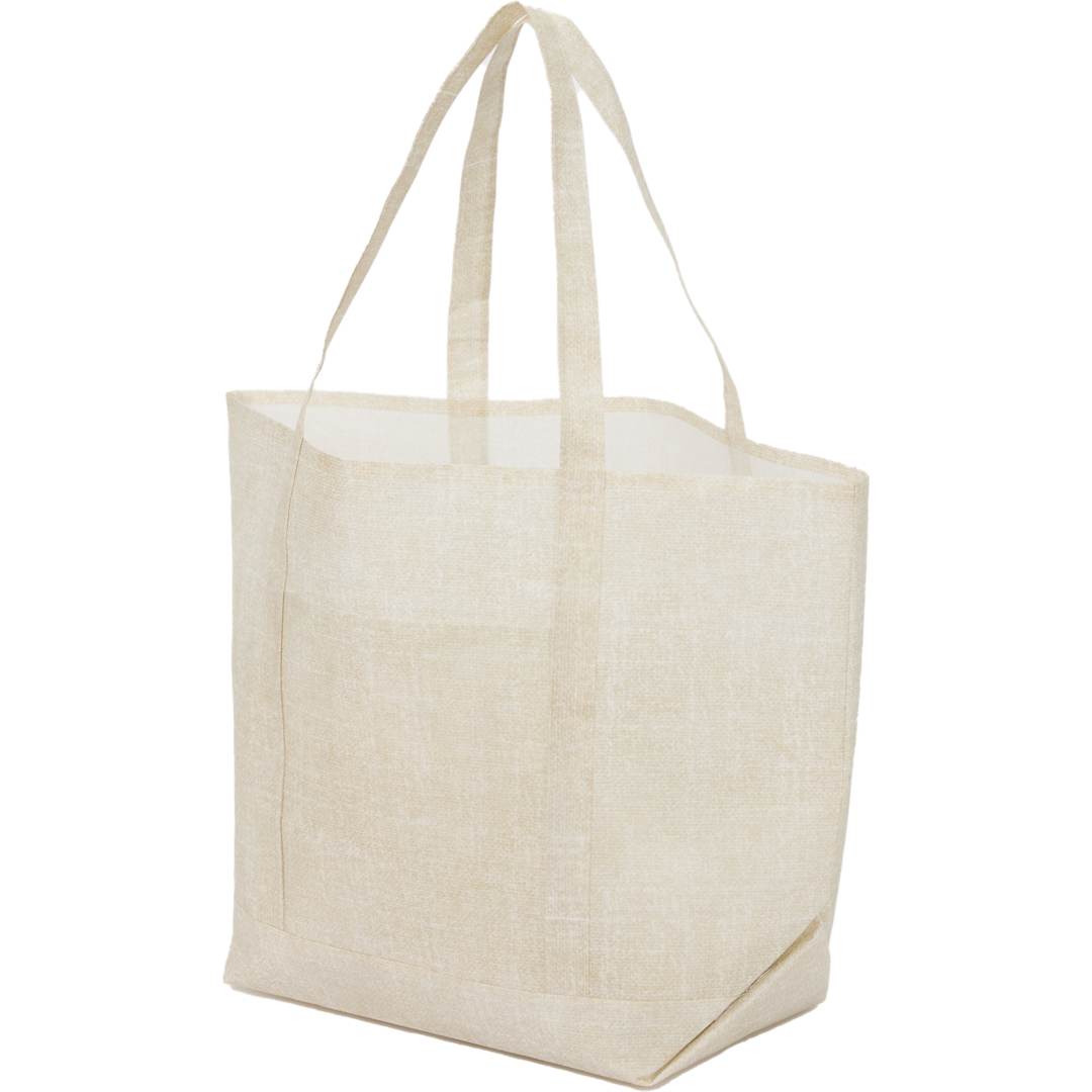 Recycled Beacon Non-Woven All Purpose Tote - SM-7816 Natural