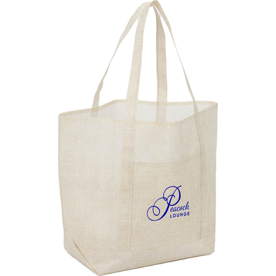 Recycled Beacon Non-Woven All Purpose Tote - SM-7816 Natural