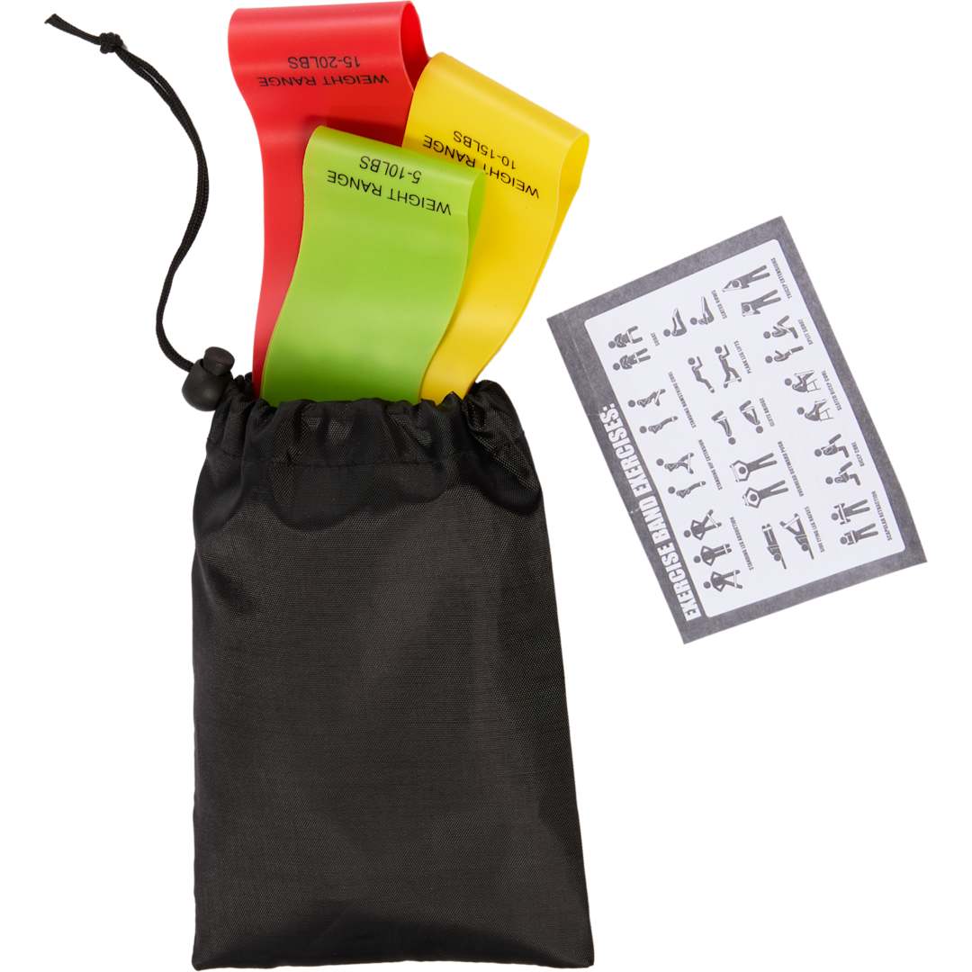 3-Piece Resistance Band Set - SM-7960 Black