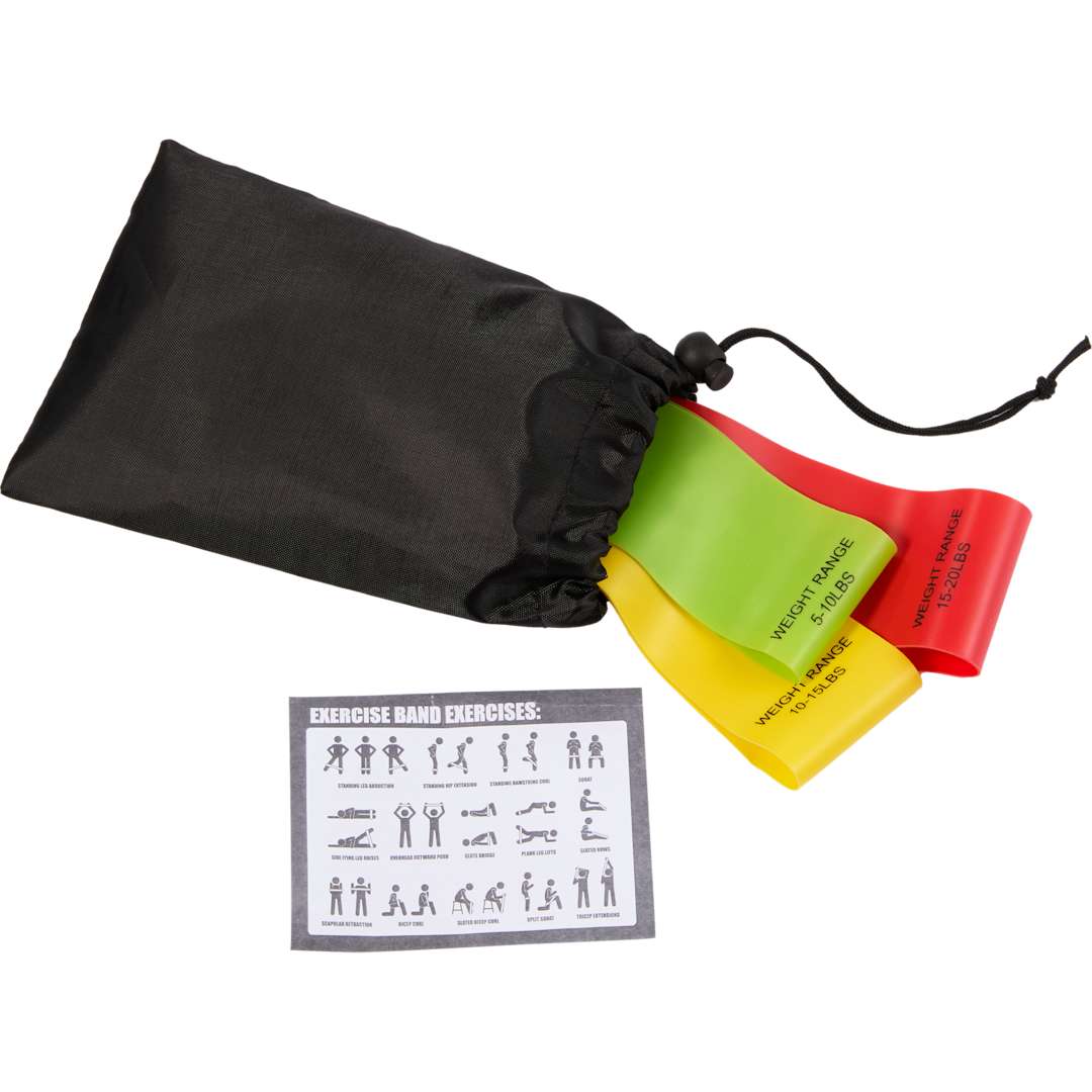 3-Piece Resistance Band Set - SM-7960 Black