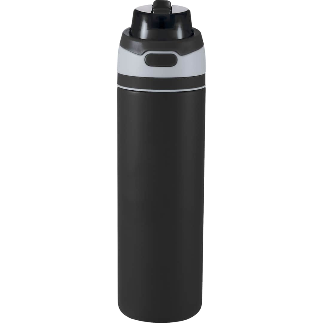 Elvin 28oz Recycled Stainless Flip Straw Bottle - SM-6965 Black