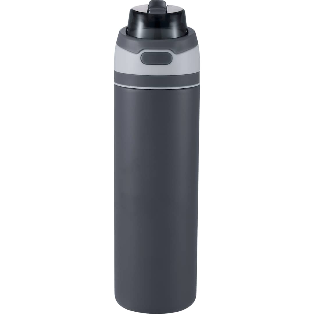 Elvin 28oz Recycled Stainless Flip Straw Bottle - SM-6965 Gray