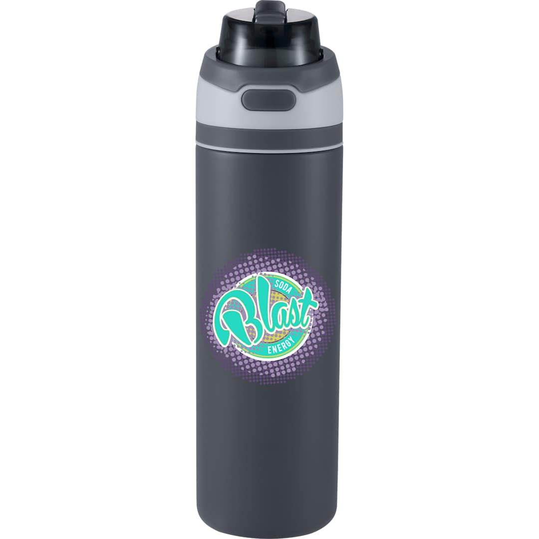 Elvin 28oz Recycled Stainless Flip Straw Bottle - SM-6965 Gray