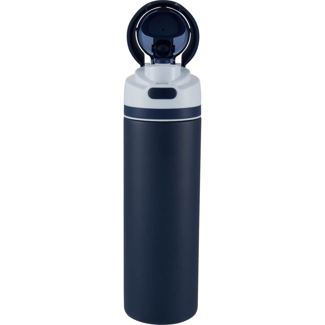 Elvin 28oz Recycled Stainless Flip Straw Bottle - SM-6965 Blue