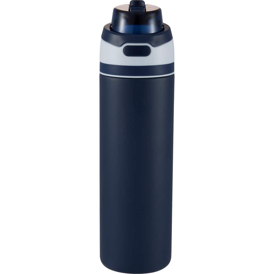 Elvin 28oz Recycled Stainless Flip Straw Bottle - SM-6965 Blue