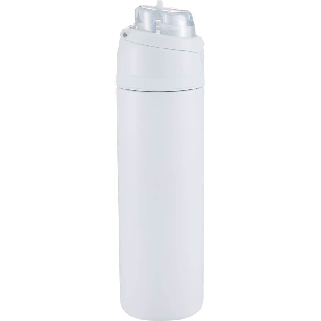 Elvin 28oz Recycled Stainless Flip Straw Bottle - SM-6965 White