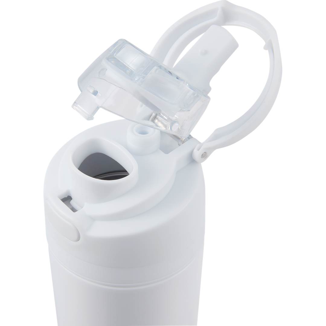 Elvin 28oz Recycled Stainless Flip Straw Bottle - SM-6965 White