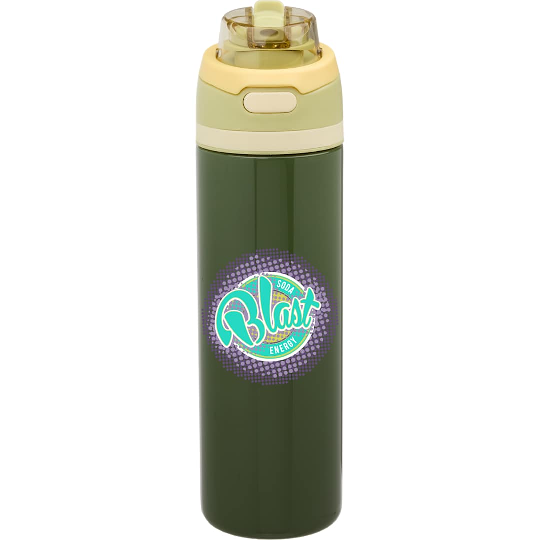 Elvin 28oz Recycled Stainless Flip Straw Bottle - SM-6965 Green