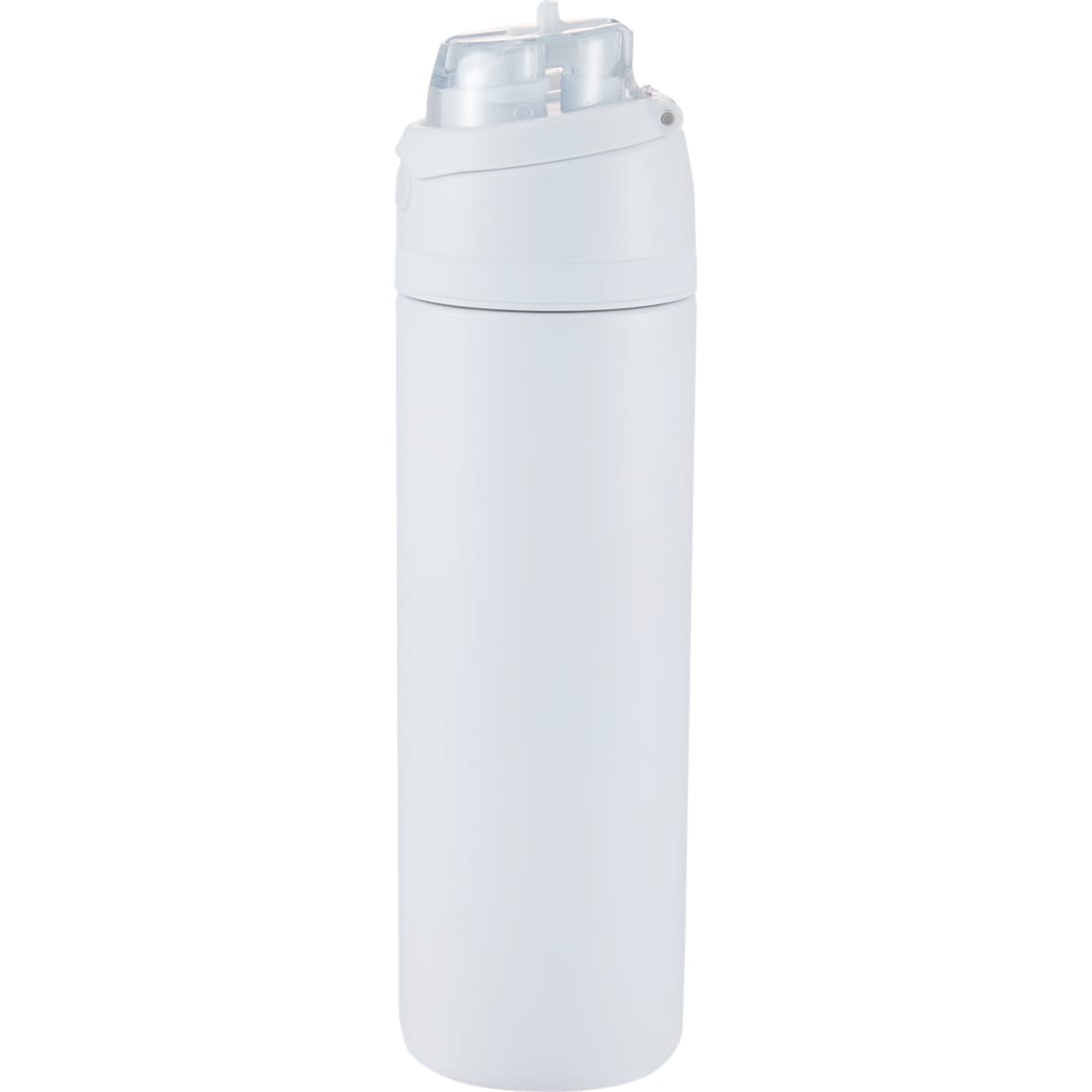 Elvin 28oz Recycled Stainless Flip Straw Bottle - SM-6965 White