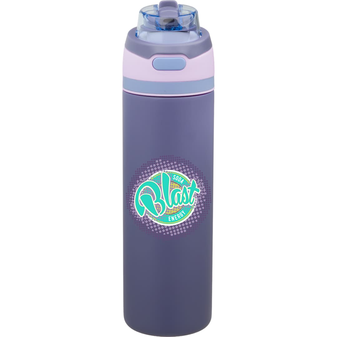 Elvin 28oz Recycled Stainless Flip Straw Bottle - SM-6965 Purple