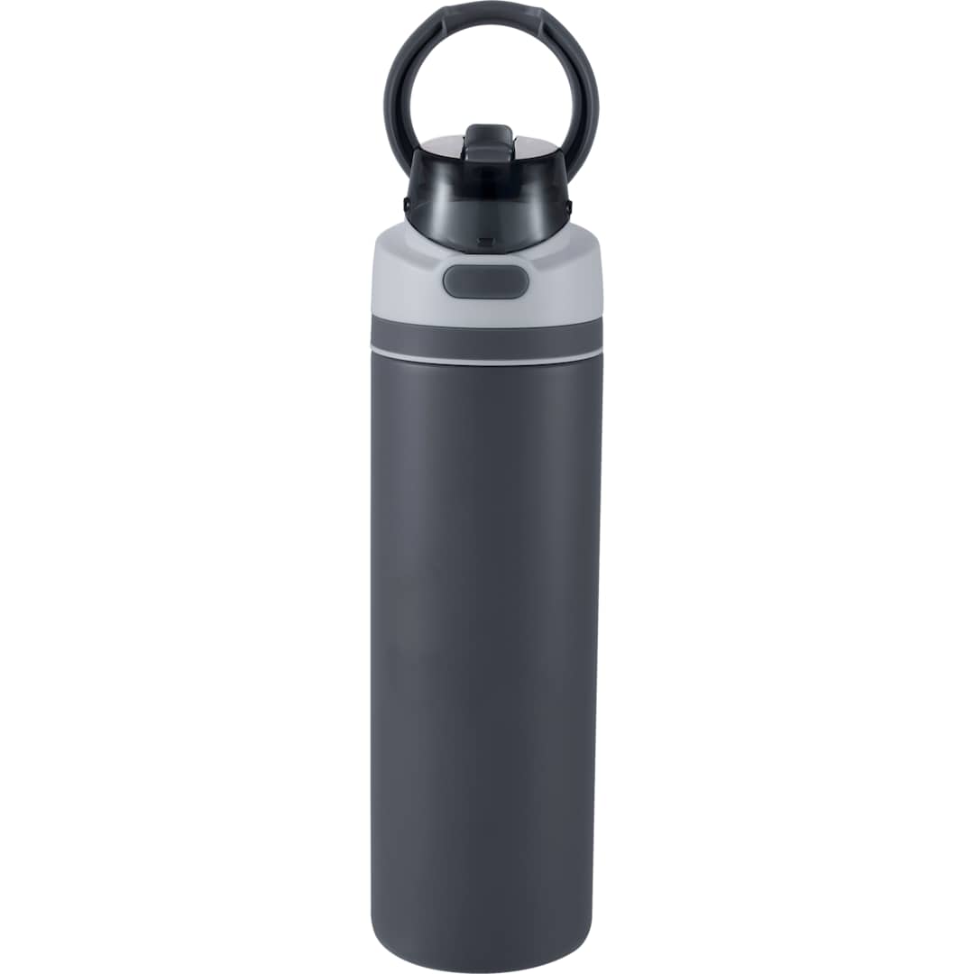 Elvin 28oz Recycled Stainless Flip Straw Bottle - SM-6965 Gray