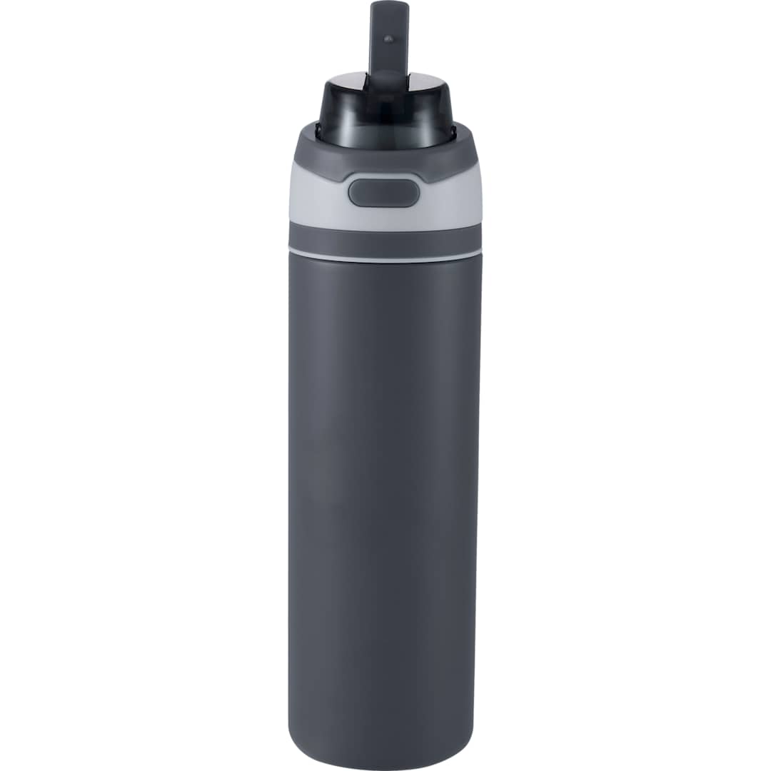 Elvin 28oz Recycled Stainless Flip Straw Bottle - SM-6965 Gray