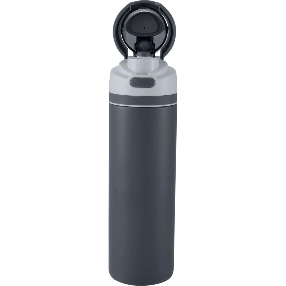 Elvin 28oz Recycled Stainless Flip Straw Bottle - SM-6965 Gray
