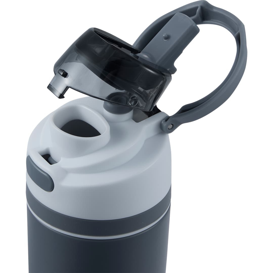 Elvin 28oz Recycled Stainless Flip Straw Bottle - SM-6965 Gray