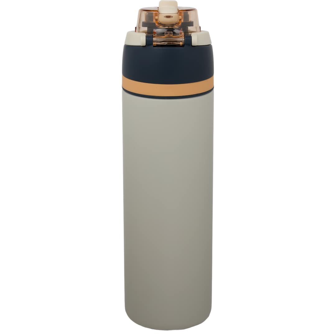 Elvin 28oz Recycled Stainless Flip Straw Bottle - SM-6965 Natural