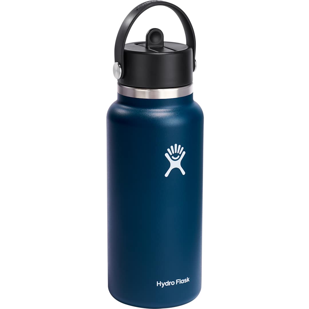 Hydro Flask Hydro Flask&#174; Wide Mouth w/ Flex Straw Cap 32oz - 1601-81 Blue