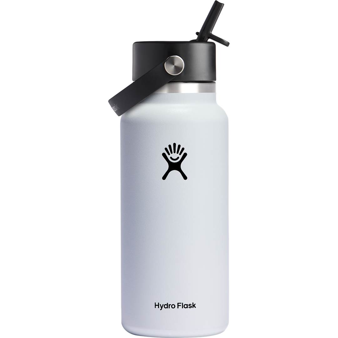 Hydro Flask Hydro Flask® Wide Mouth w/ Flex Straw Cap 32oz - 1601-81 White