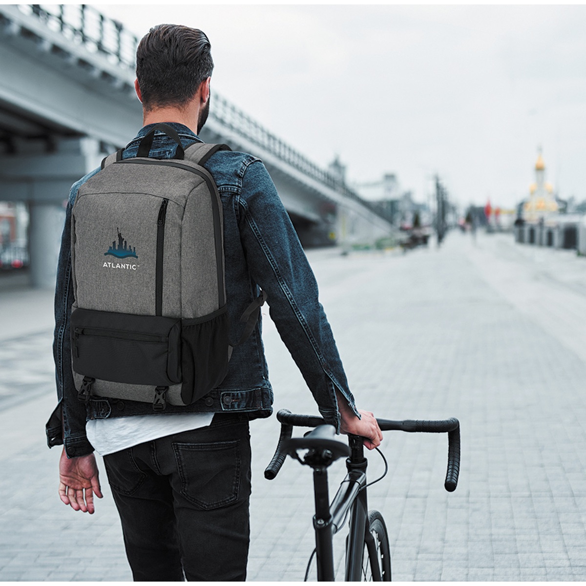 Lockport Anti-Theft Backpack - BG381 Gray