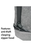 Lockport Anti-Theft Backpack - BG381 Gray