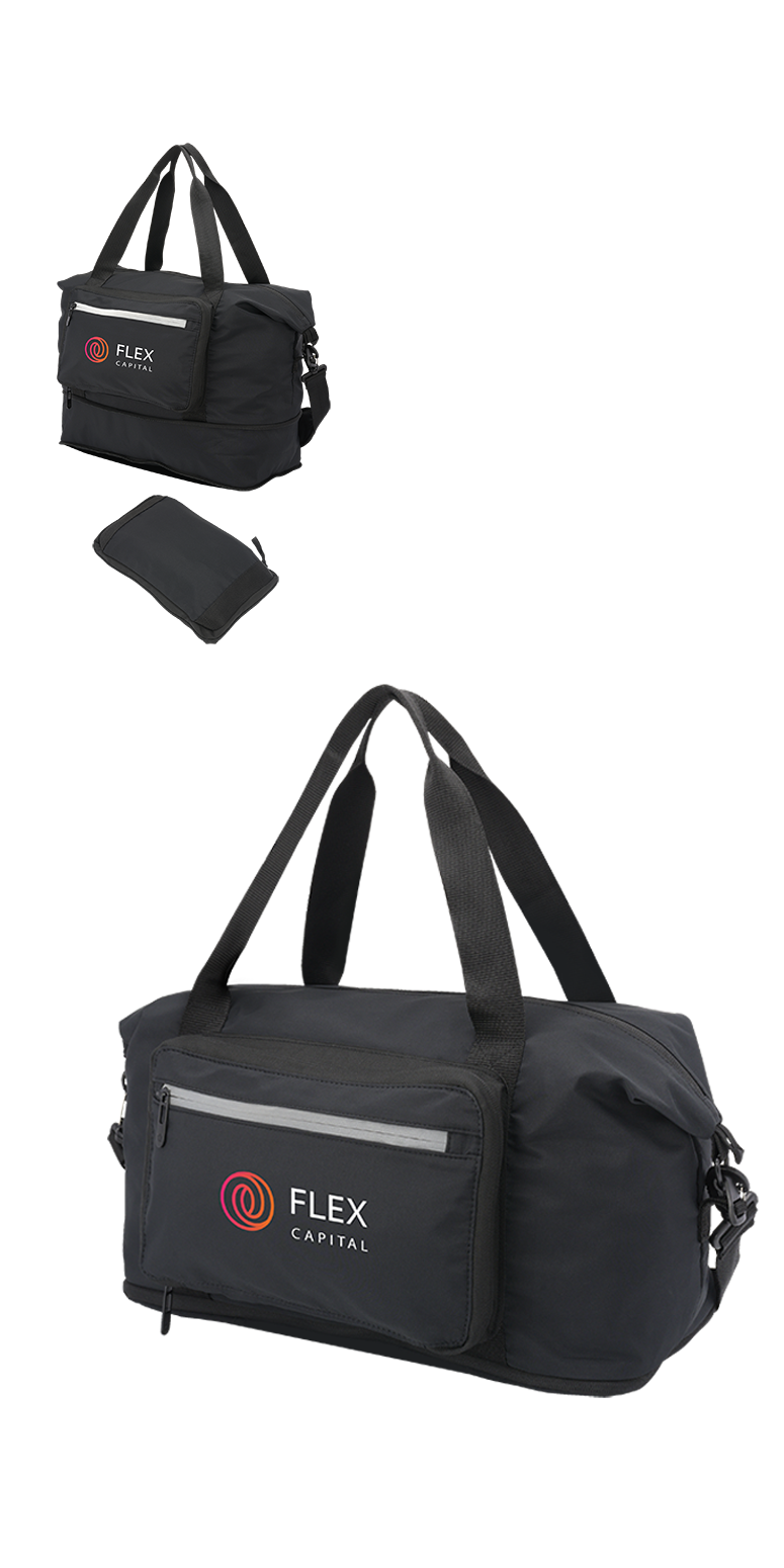 Voyage Folding Duffel Bag - BG385 Black