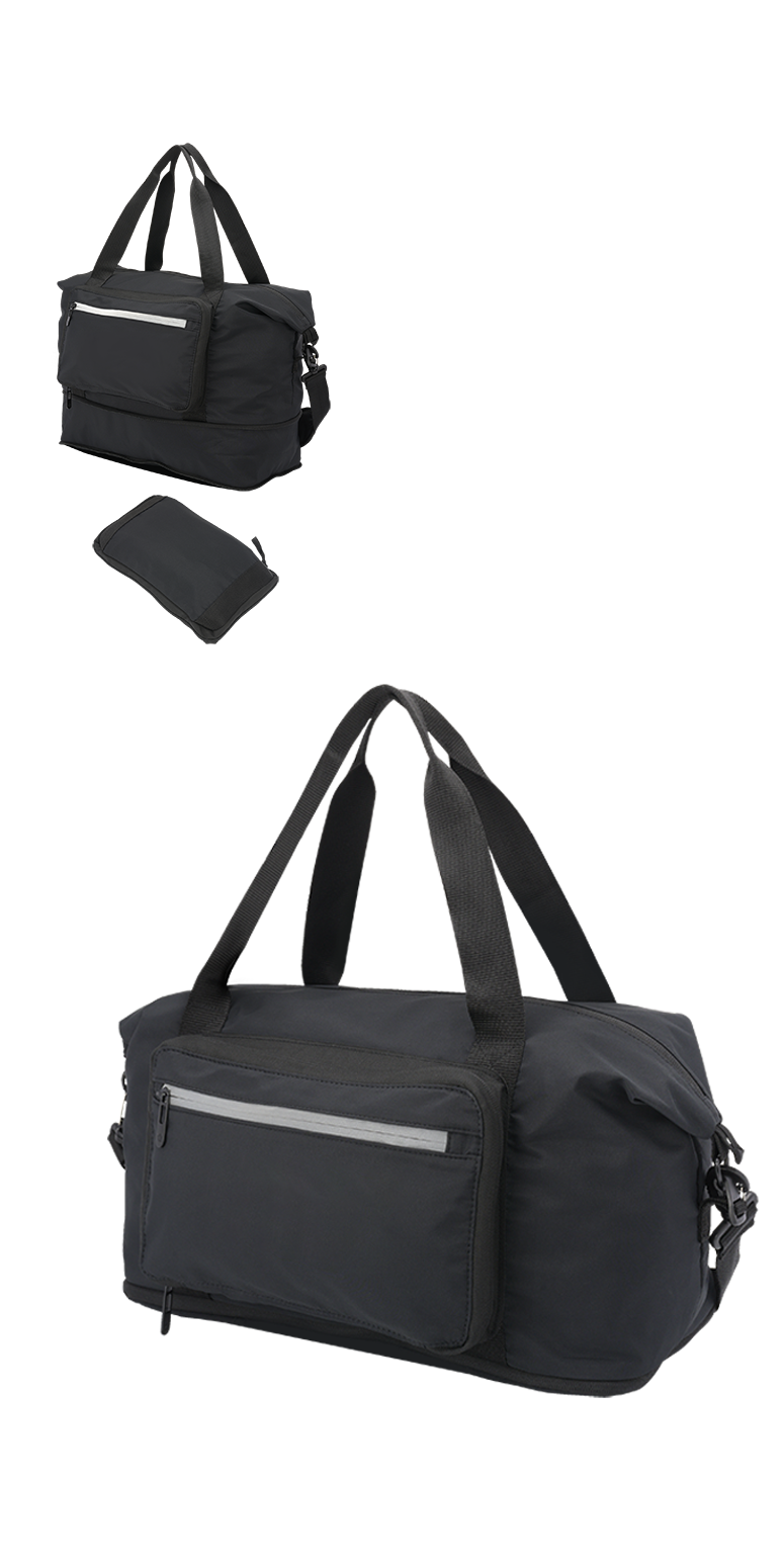 Voyage Folding Duffel Bag - BG385 Black