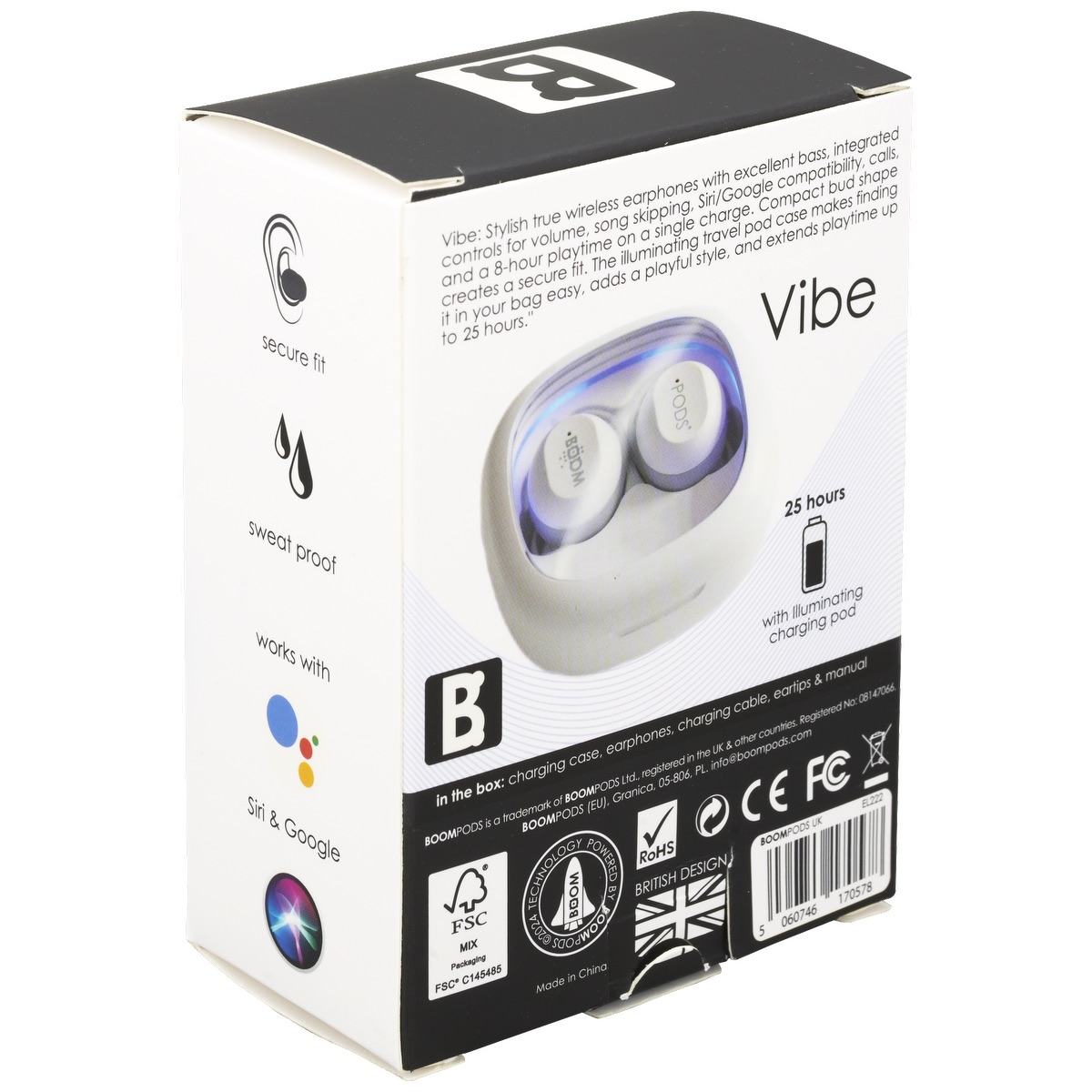 Boompods Boompods™ Vibe Earbuds - EL222 White