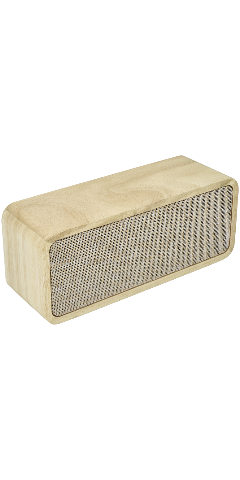 Enceinte sans fil en bois TWS FSC 10 W - EL225 Wood