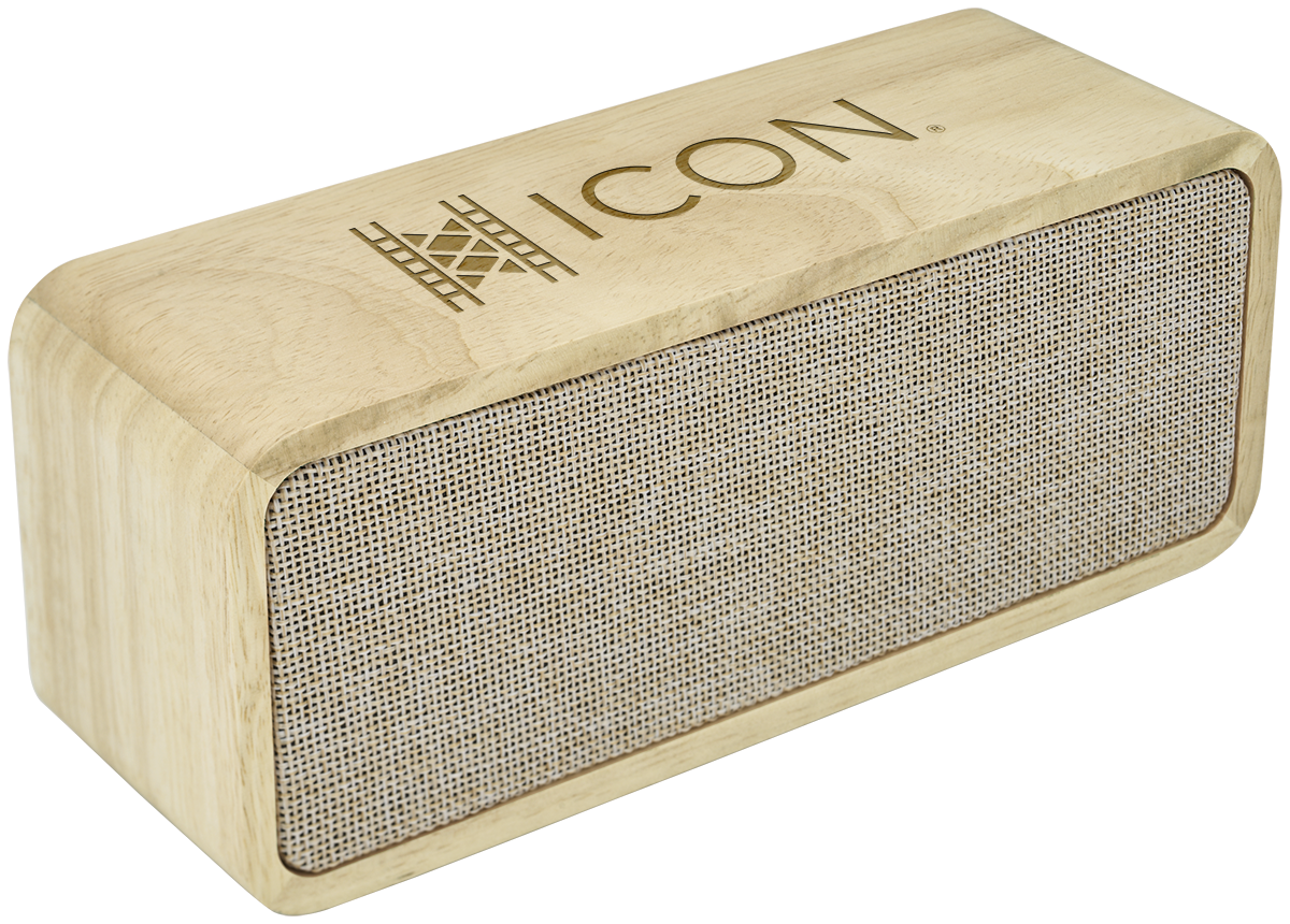 Enceinte sans fil en bois TWS FSC 10 W - EL225 Wood