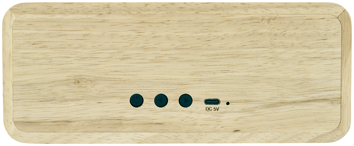 Enceinte sans fil en bois TWS FSC 10 W - EL225 Wood