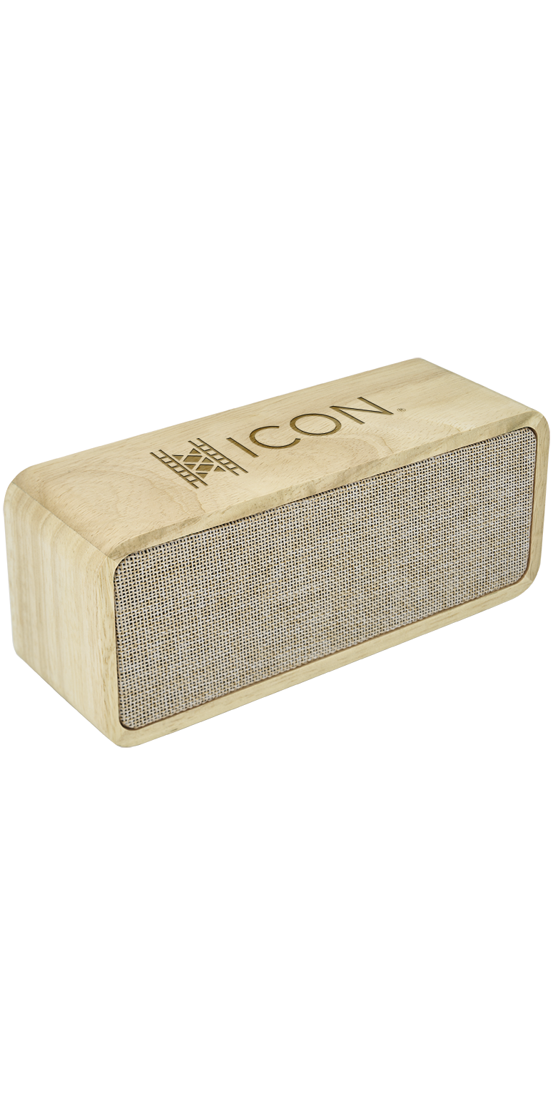 Enceinte sans fil en bois TWS FSC 10 W - EL225 Wood