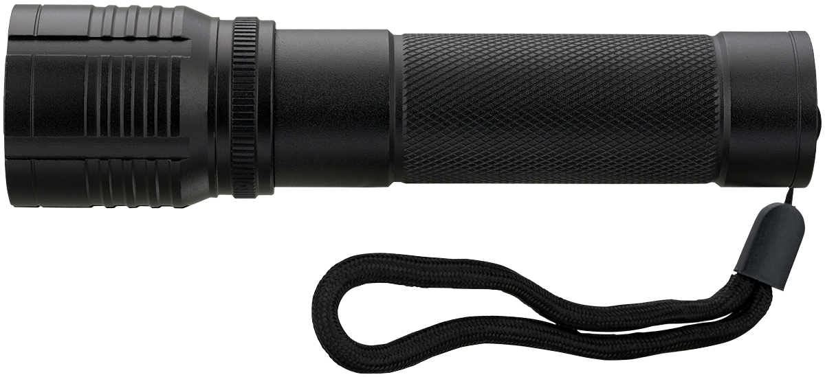 Rechargeable 10W P50/COB Flashlight - FL211 Black