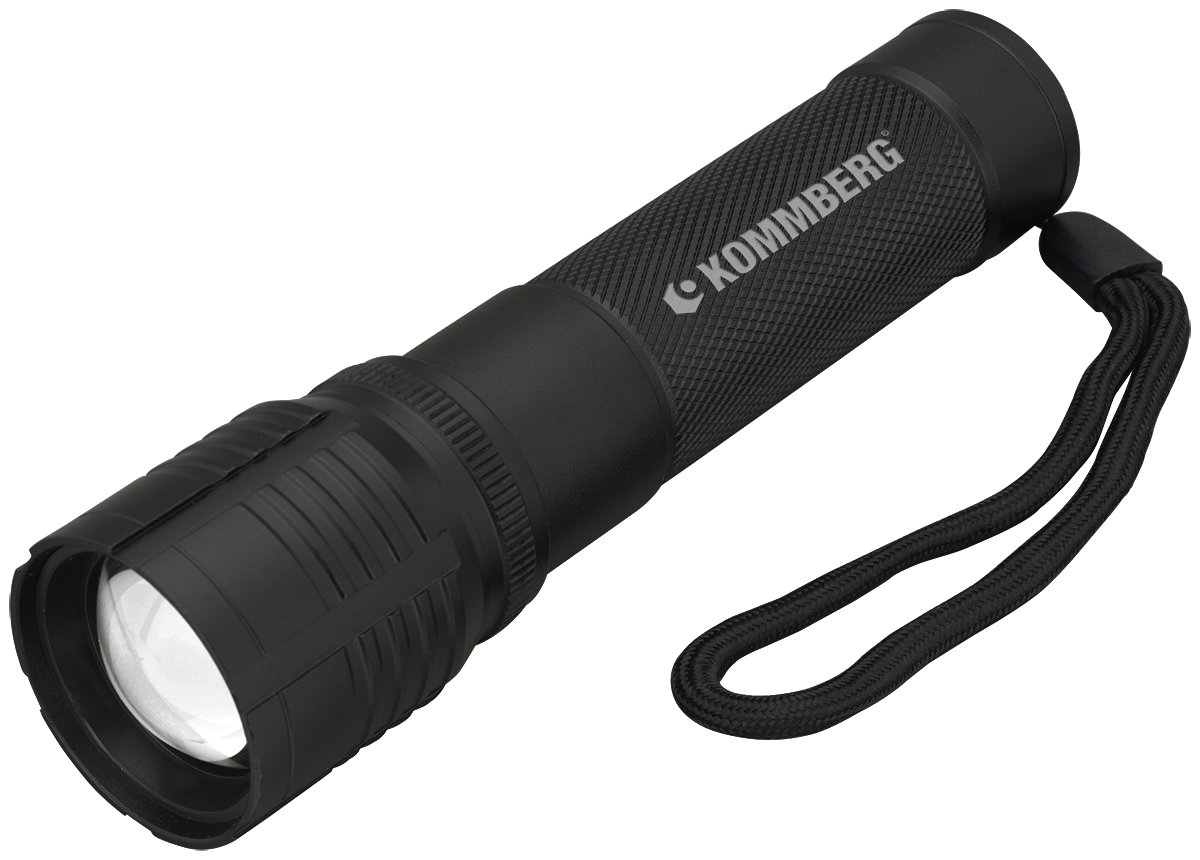 Rechargeable 10W P50/COB Flashlight - FL211 Black