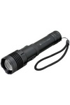 Rechargeable 15W P50/COB Flashlight - FL212 Black