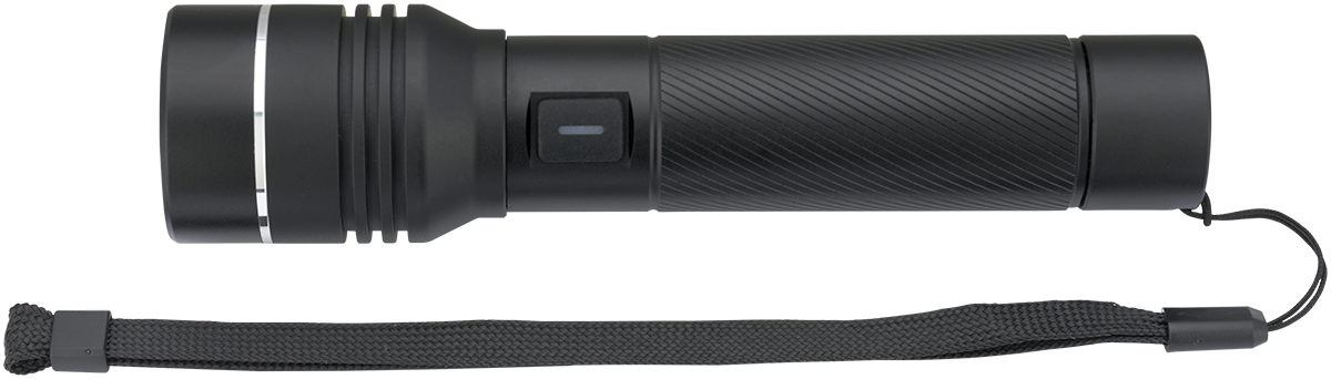 Rechargeable 15W White Laser LED Flashlight - FL213 Black