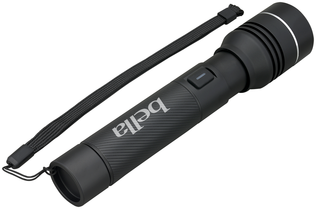 Rechargeable 15W White Laser LED Flashlight - FL213 Black