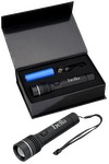 Rechargeable 15W White Laser LED Flashlight - FL213 Black