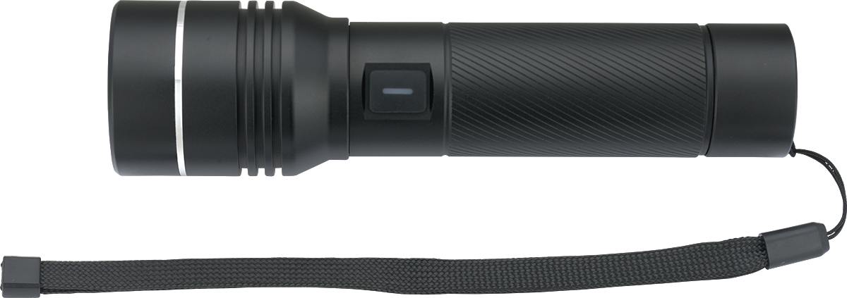 Rechargeable 20W White Laser LED Flashlight - FL214 Black