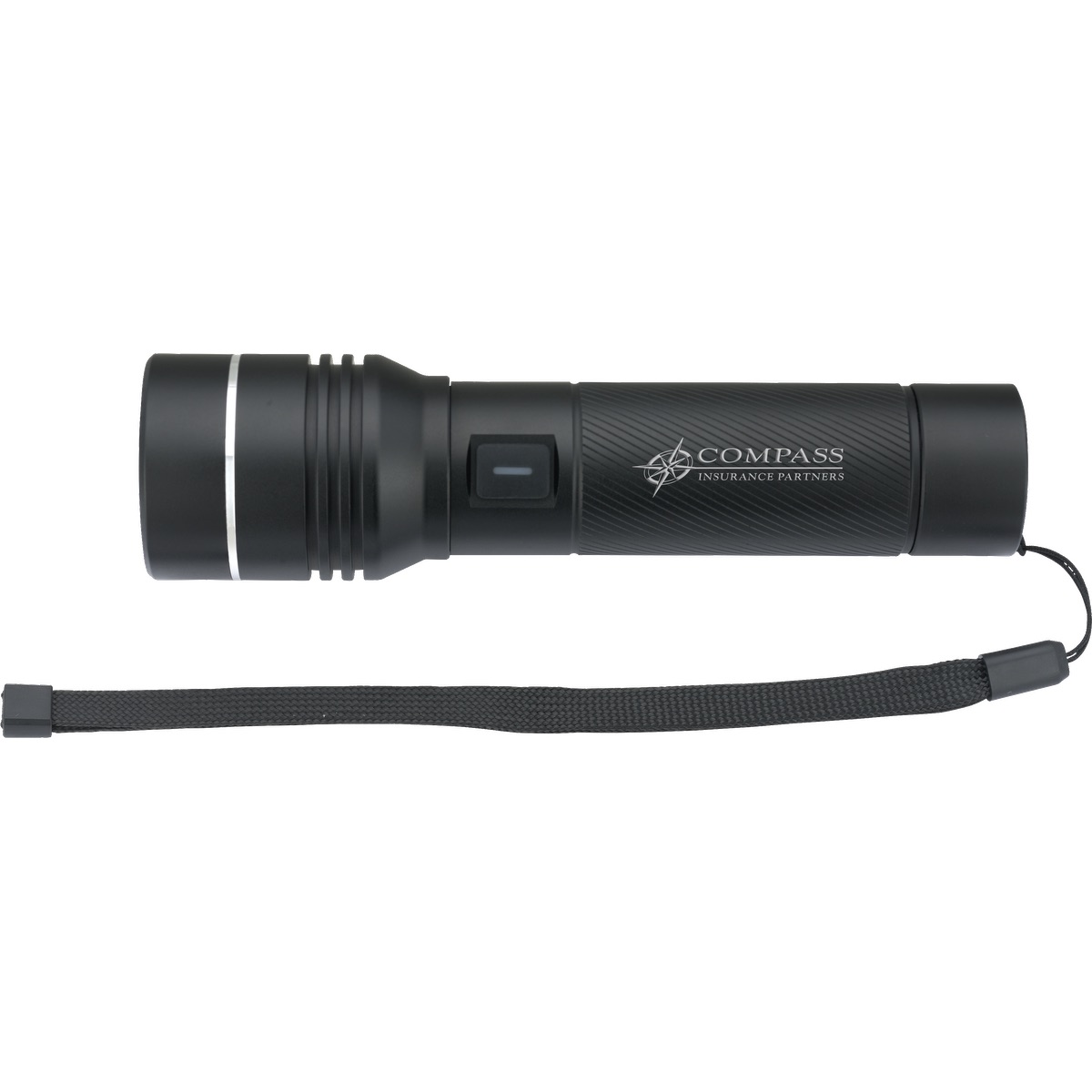 Rechargeable 20W White Laser LED Flashlight - FL214 Black