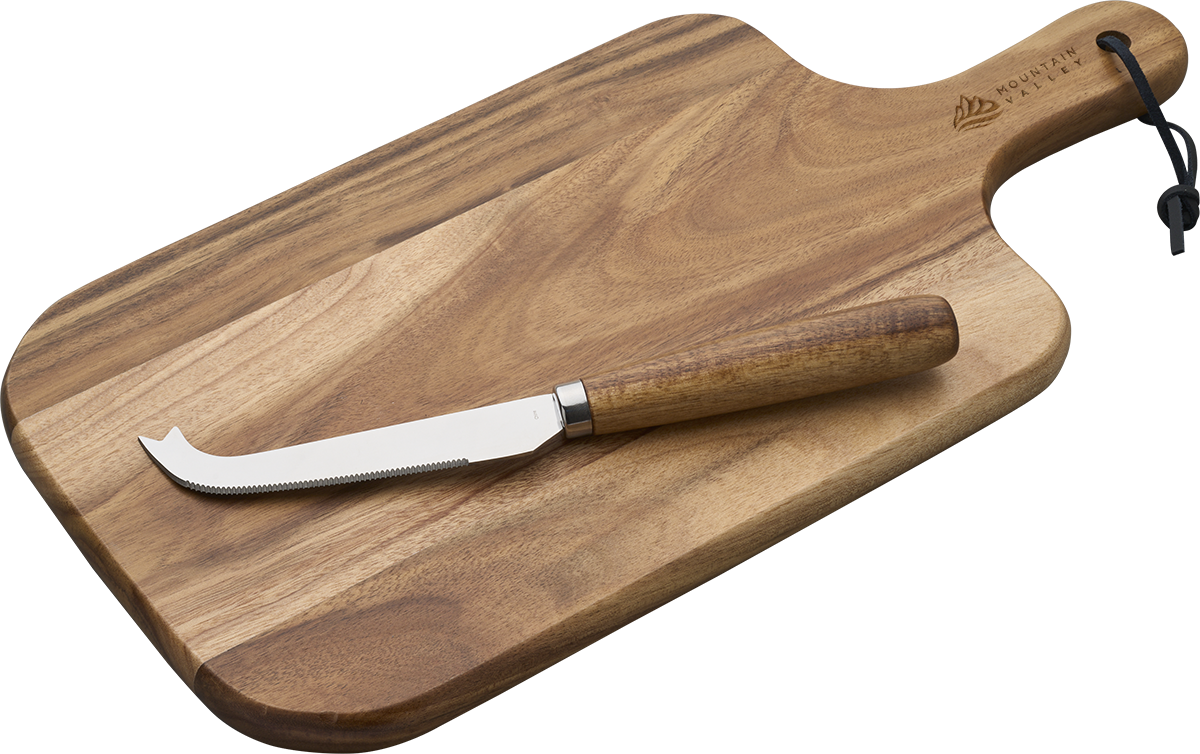 Niagara Niagara Cutlery™ Acacia Cheese Board Set - KS76 Wood